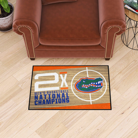 Florida Gators Basketball Dynasty Starter Mat Accent Rug - 19in. x 30in.