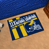 Michigan Wolverines Dynasty Starter Mat Accent Rug - 19in. x 30in.