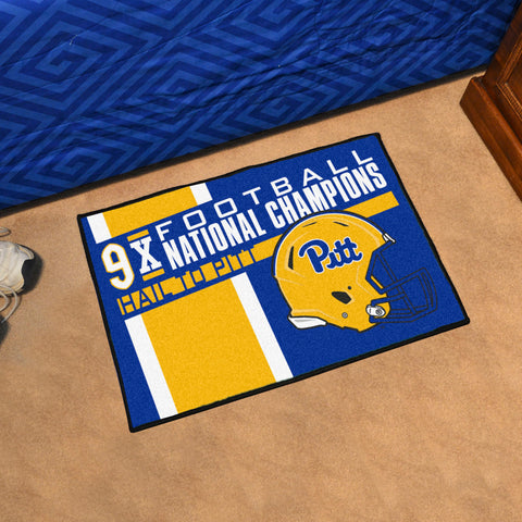 Pitt Panthers Dynasty Starter Mat Accent Rug - 19in. x 30in.