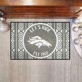 Denver Broncos Southern Style Starter Mat Accent Rug - 19in. x 30in.
