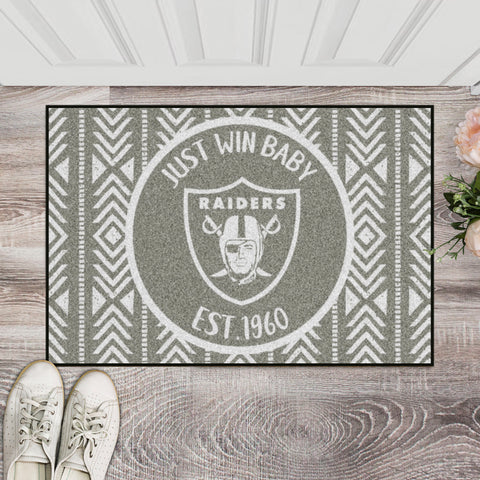 Las Vegas Raiders Southern Style Starter Mat Accent Rug - 19in. x 30in.