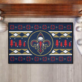 New Orleans Pelicans Holiday Sweater Starter Mat Accent Rug - 19in. x 30in.