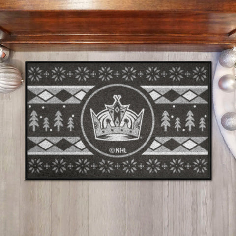 Los Angeles Kings Holiday Sweater Starter Mat Accent Rug - 19in. x 30in.