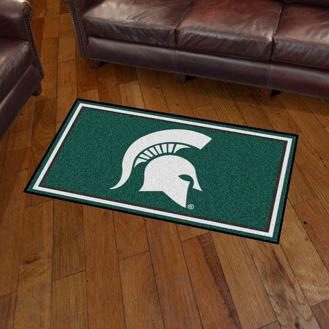 Michigan State Spartans 3ft. x 5ft. Plush Area Rug