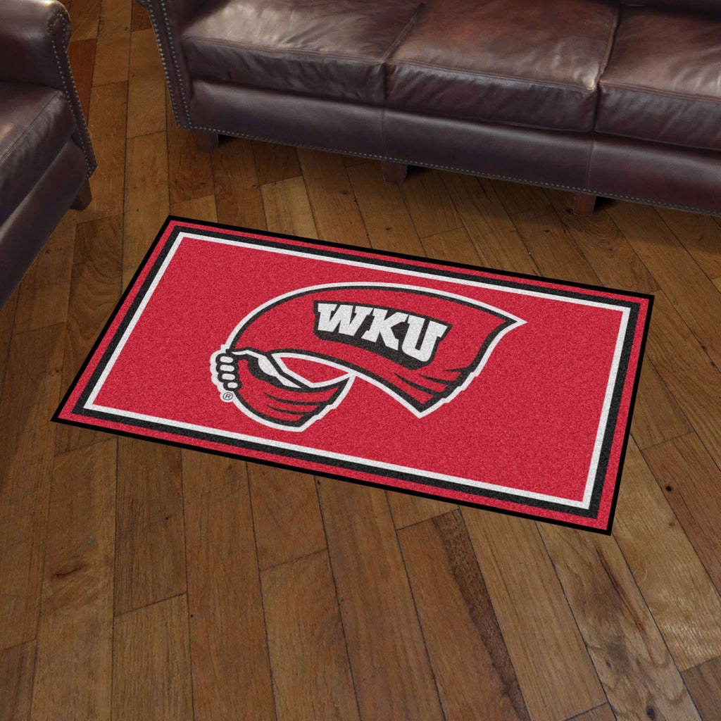 Western Kentucky Hilltoppers 3ft. x 5ft. Plush Area Rug
