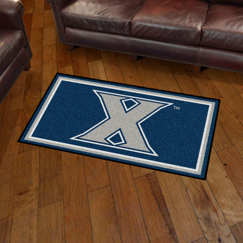 Xavier Musketeers 3ft. x 5ft. Plush Area Rug