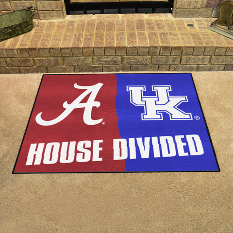 House Divided - Alabama / Kentucky Rug 34 in. x 42.5 in.