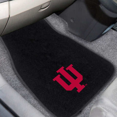 Indiana Hooisers Embroidered Car Mat Set - 2 Pieces