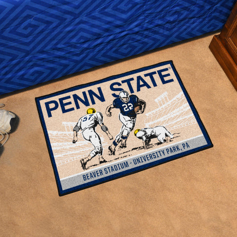 Penn State Nittany Lions Starter Mat Accent Rug - 19in. x 30in. Ticket Stub Starter Mat