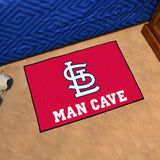 St. Louis Cardinals Man Cave Starter Mat Accent Rug - 19in. x 30in.