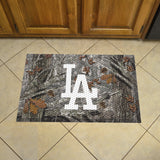 Los Angeles Dodgers Rubber Scraper Door Mat Camo, LA Logo