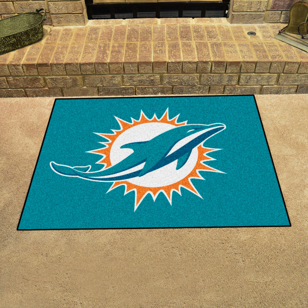 Miami Dolphins All-Star Rug - 34 in. x 42.5 in.
