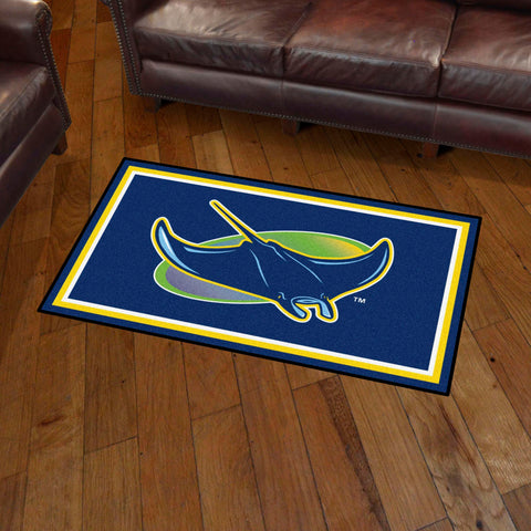 Tampa Bay Rays 3ft. x 5ft. Plush Area Rug