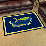 Tampa Bay Rays 4ft. x 6ft. Plush Area Rug