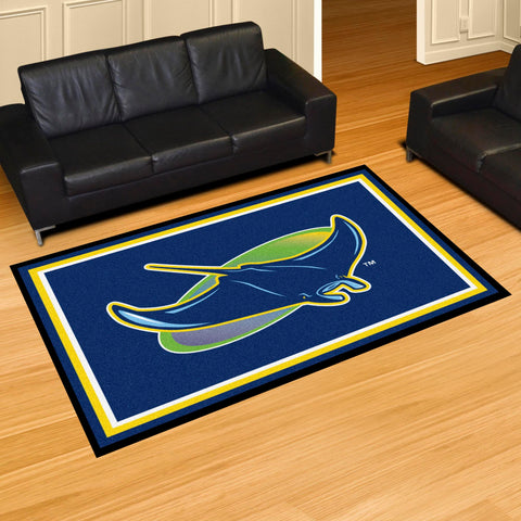 Tampa Bay Rays 5ft. x 8 ft. Plush Area Rug