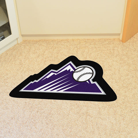 Colorado Rockies Mascot Rug Mountains Alternate Logo