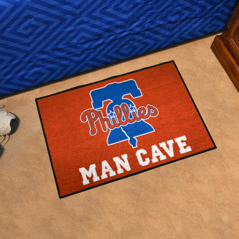 Philadelphia Phillies Man Cave Starter Mat Accent Rug - 19in. x 30in.