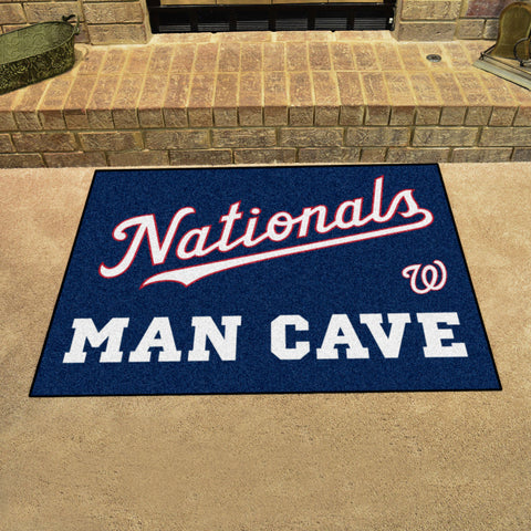 Washington Nationals Man Cave All-Star Rug - 34 in. x 42.5 in.