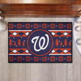 Washington Nationals Holiday Sweater Starter Mat Accent Rug - 19in. x 30in.