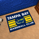 Tampa Bay Rays Starter Mat Accent Rug - 19in. x 30in.