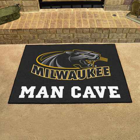 Wisconsin-Milwaukee Panthers Man Cave All-Star Rug - 34 in. x 42.5 in.