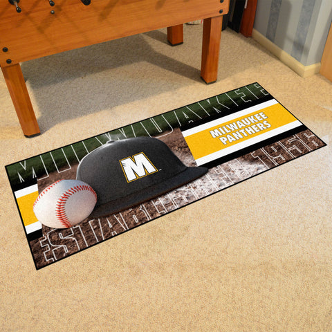 Wisconsin-Milwaukee Panthers Baseball Runner Rug - 30in. x 72in.