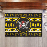 Pittsburgh Pirates Holiday Sweater Starter Mat Accent Rug - 19in. x 30in.