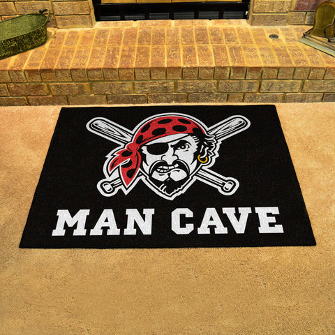 Pittsburgh Pirates Man Cave All-Star Rug - 34 in. x 42.5 in.