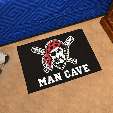 Pittsburgh Pirates Man Cave Starter Mat Accent Rug - 19in. x 30in.
