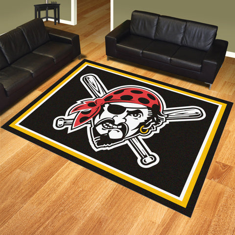 Pittsburgh Pirates 8ft. x 10 ft. Plush Area Rug