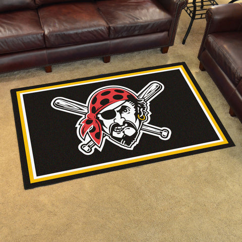 Pittsburgh Pirates 4ft. x 6ft. Plush Area Rug