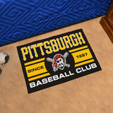 Pittsburgh Pirates Starter Mat Accent Rug, Panther Logo - 19in. x 30in.