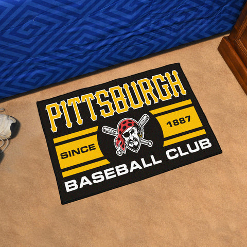 Pittsburgh Pirates Starter Mat Accent Rug, Panther Logo - 19in. x 30in.