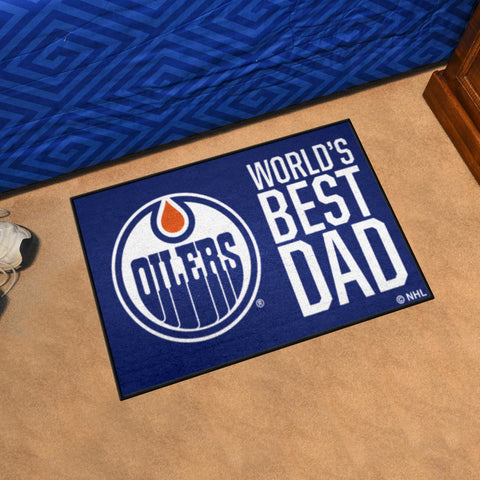 Edmonton Oilers Oilers Starter Mat Accent Rug Southside City Connect - 19in. x 30in.