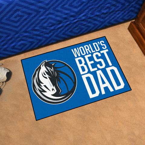 Dallas Mavericks Starter Mat Accent Rug - 19in. x 30in. World's Best Dad Starter Mat