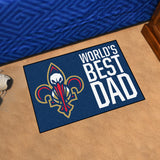 New Orleans Pelicans Starter Mat Accent Rug - 19in. x 30in. World's Best Dad Starter Mat