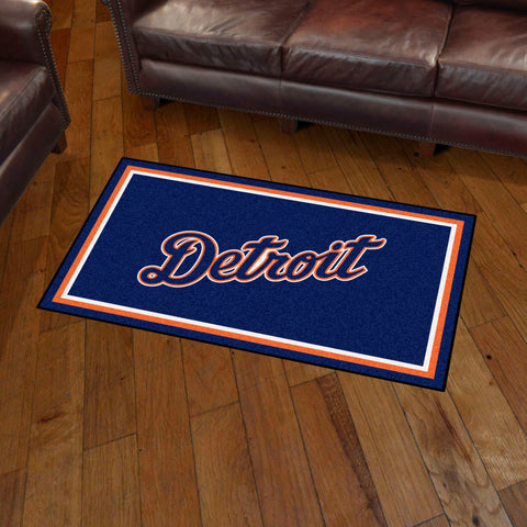 Detroit Tigers 3ft. x 5ft. Plush Area Rug