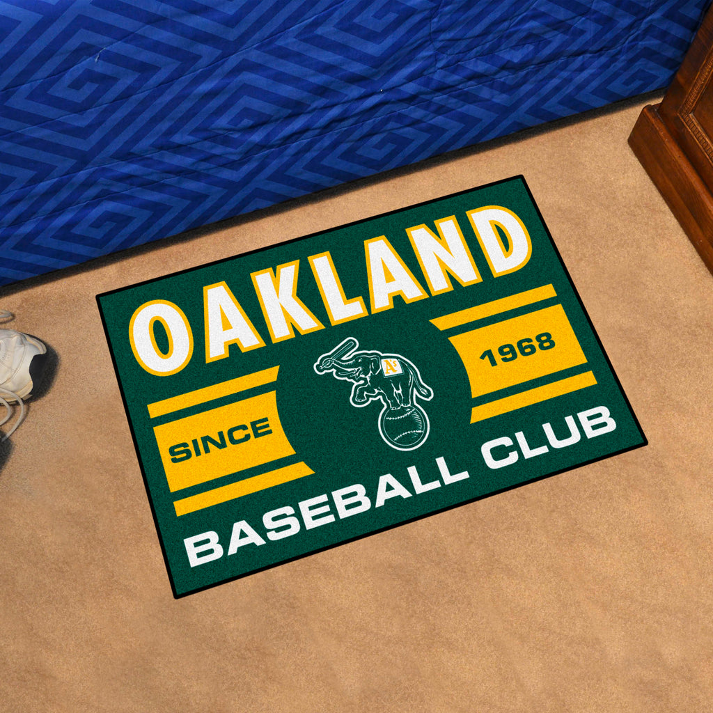Oakland Athletics Starter Mat Accent Rug - 19in. x 30in.