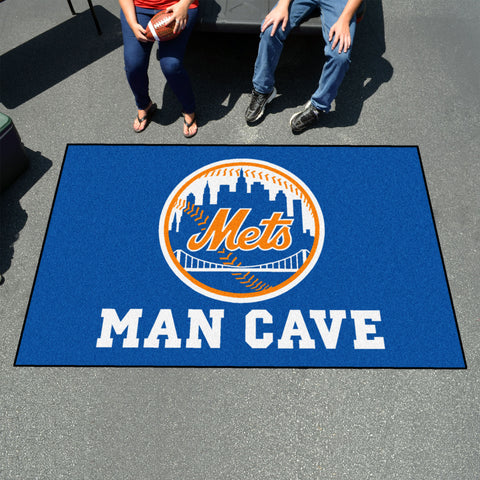 New York Mets Man Cave Ulti-Mat Rug - 5ft. x 8ft.