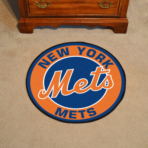 New York Mets Roundel Rug - 27in. Diameter