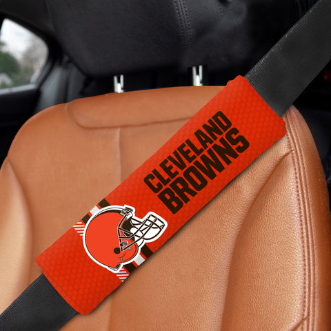 Cleveland Browns Team Color Rally Seatbelt Pad - 2 Pieces