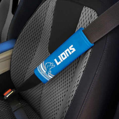 Detroit Lions Team Color Rally Seatbelt Pad - 2 Pieces