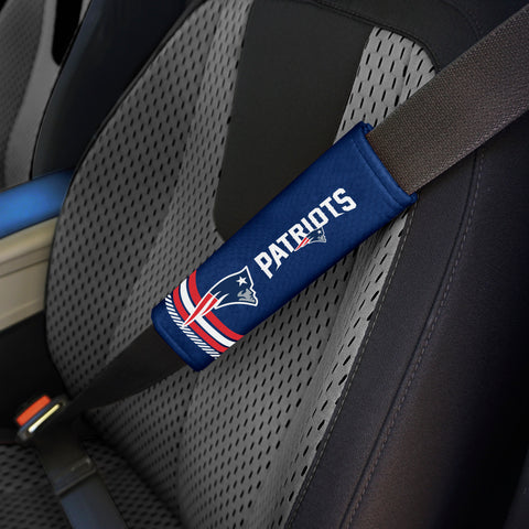 New England Patriots Team Color Rally Seatbelt Pad - 2 Pieces