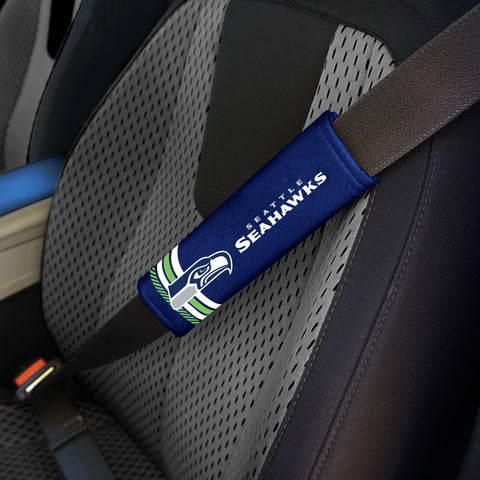 Seattle Seahawks Team Color Rally Seatbelt Pad - 2 Pieces