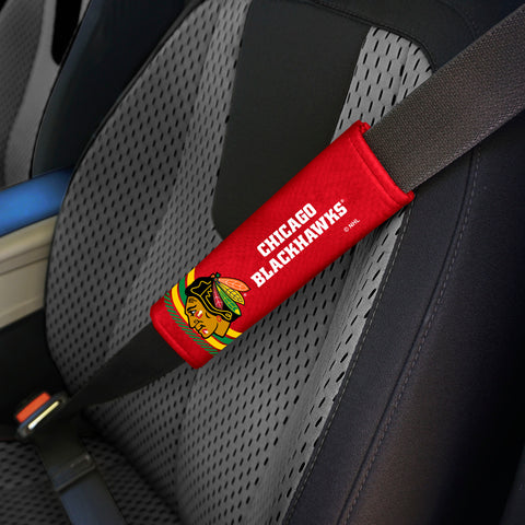 Chicago Blackhawks Team Color Rally Seatbelt Pad - 2 Pieces