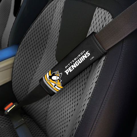 Pittsburgh Penguins Team Color Rally Seatbelt Pad - 2 Pieces