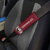 Florida State Seminoles Team Color Rally Seatbelt Pad - 2 Pieces