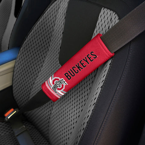 Ohio State Buckeyes Team Color Rally Seatbelt Pad - 2 Pieces