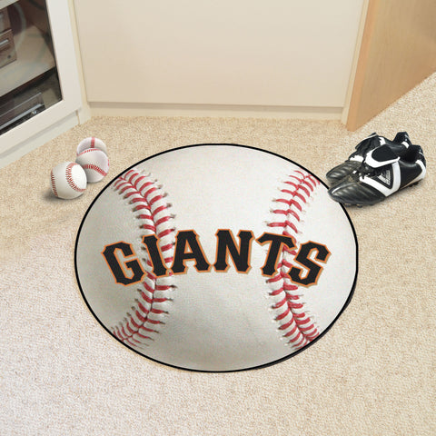 San Francisco Giants Baseball Rug - 27in. Diameter