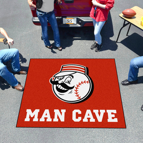 Cincinnati Reds Man Cave Tailgater Rug - 5ft. x 6ft.